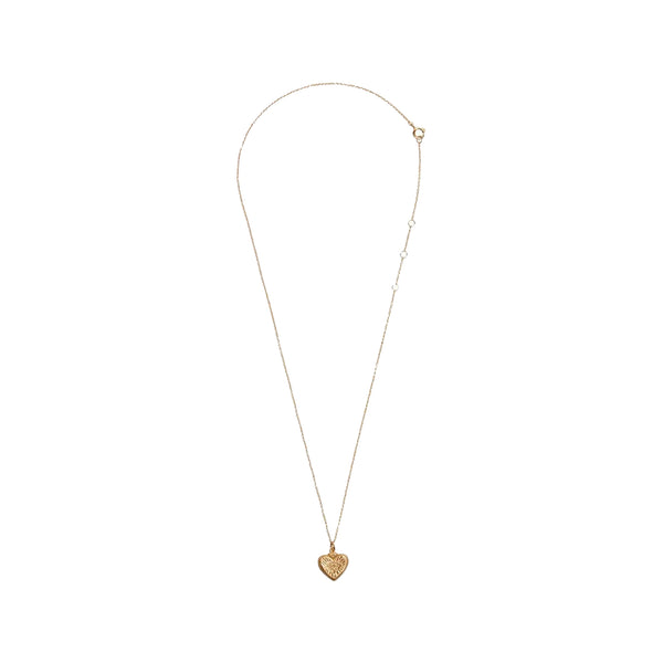 The burst heart necklace in gold colour from the brand ALL THE LUCK IN THE WORLD