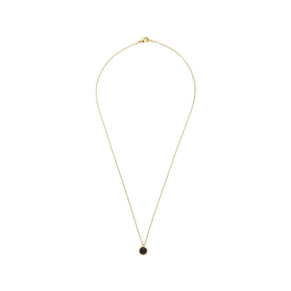 The globe howlite necklace in gold and black colour from the brand ALL THE LUCK IN THE WORLD