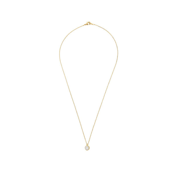 The globe howlite necklace in gold and white colour from the brand ALL THE LUCK IN THE WORLD