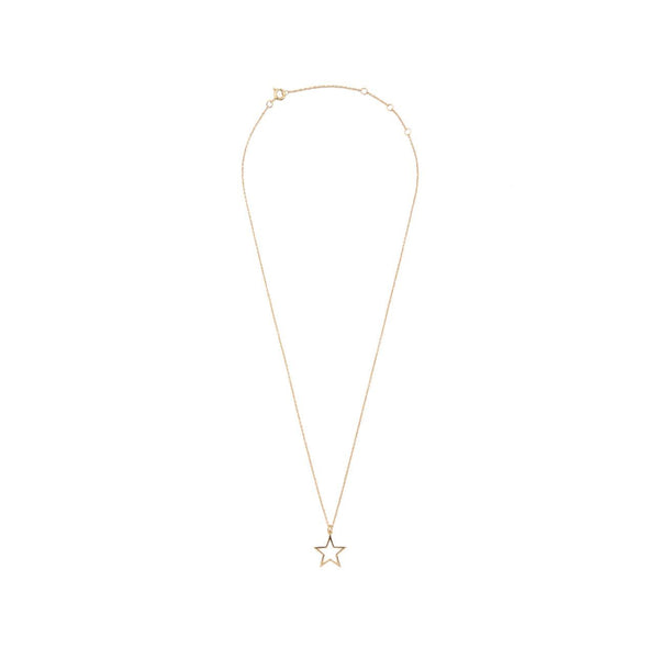 The star necklace in gold colour from the brand ALL THE LUCK IN THE WORLD