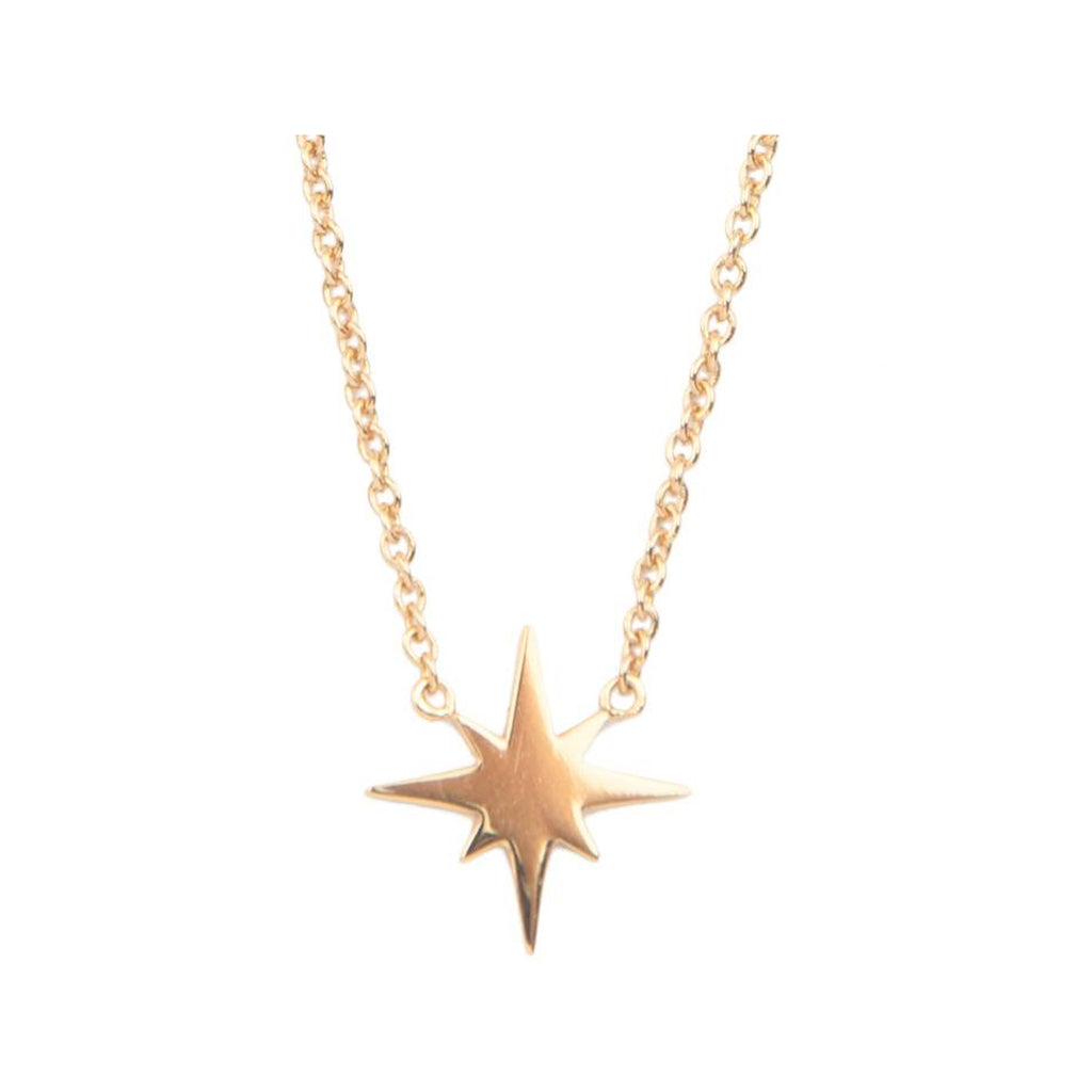 The starburst necklace in gold colour from the brand ALL THE LUCK IN THE WORLD