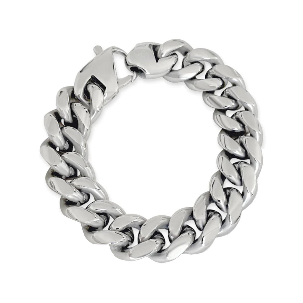 The chain link bracelet in silver colour from the brand ANISA SOJKA