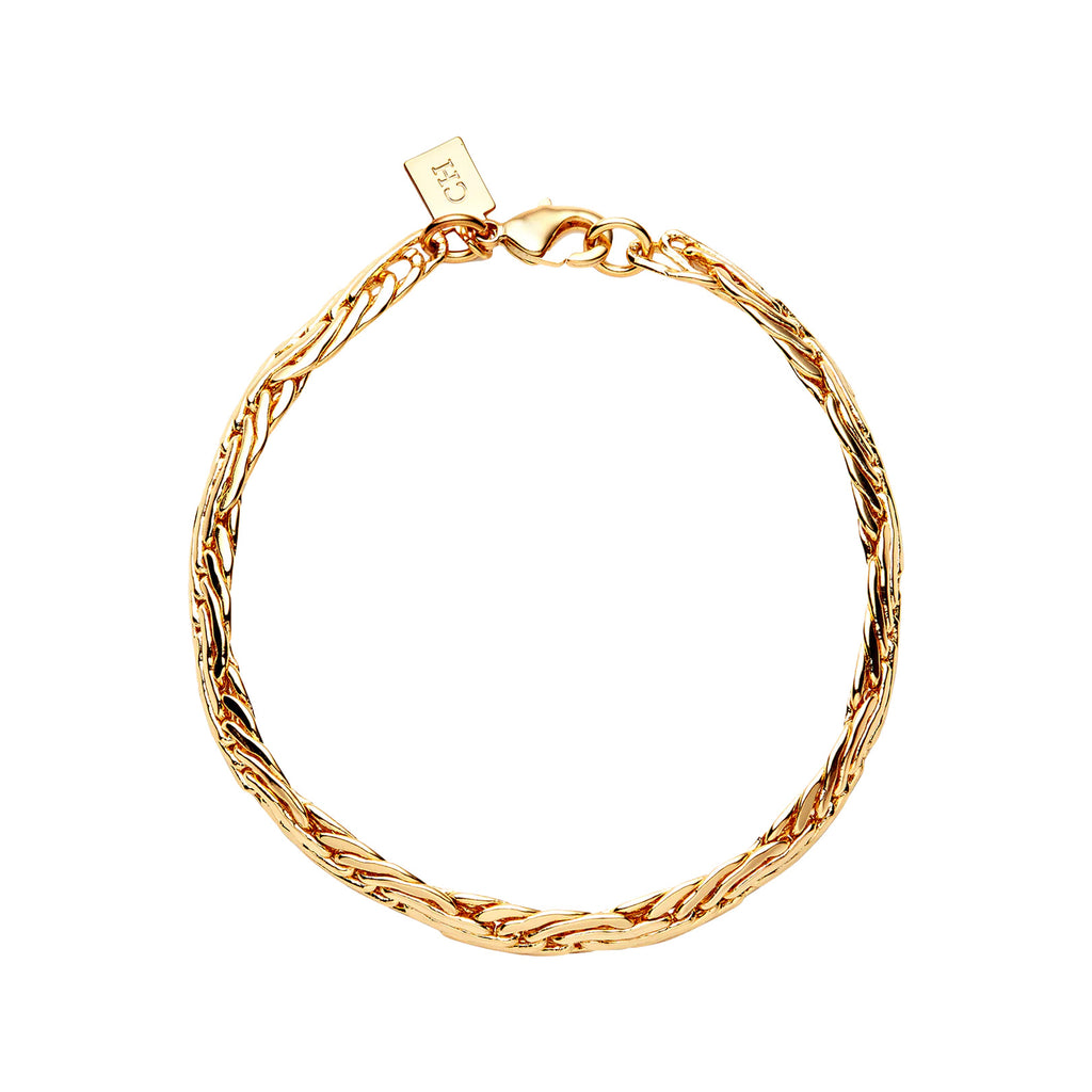 The Mommo bracelet in gold colour from the brand CRYSTAL HAZE