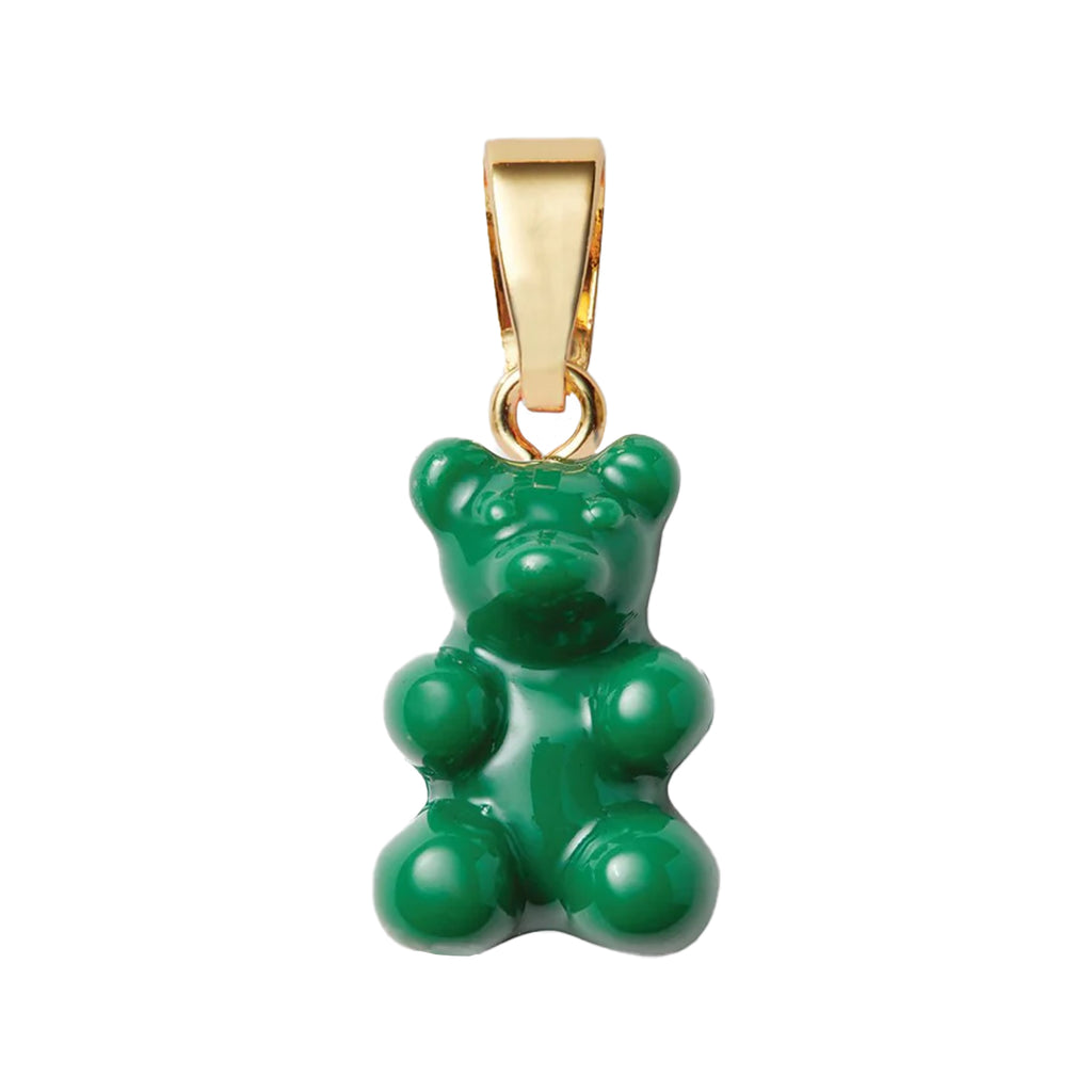 The nostalgia bear pendant with classic connector in gold and vegan colour from the brand CRYSTAL HAZE