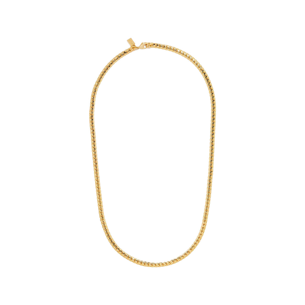 The Oslo chain necklace in gold colour from the brand CRYSTAL HAZE