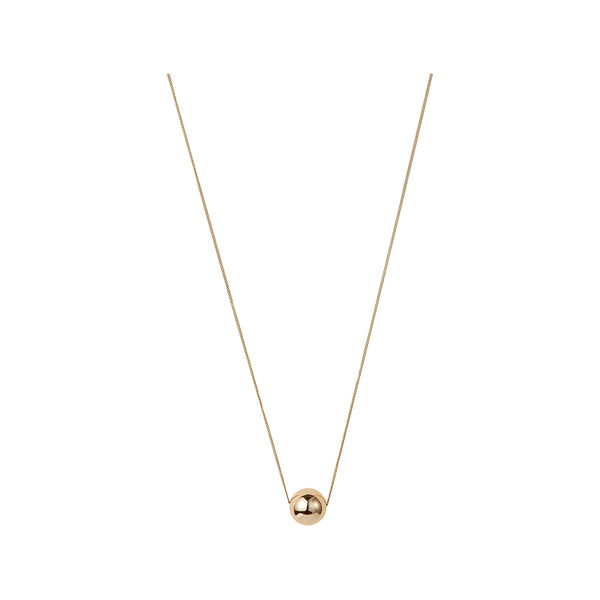 The Aurora necklace in gold colour from the brand JENNY BIRD