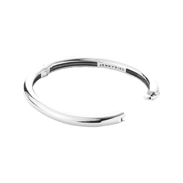 The Gia bangle bracelet in silver colour from the brand JENNY BIRD