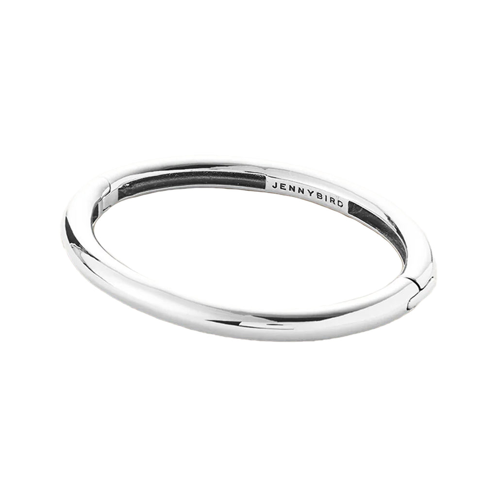 The Gia bangle bracelet in silver colour from the brand JENNY BIRD