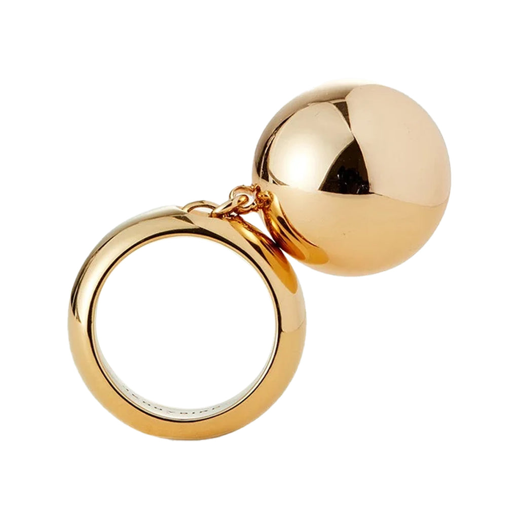 The Lyra ring in gold colour from the brand JENNY BIRD