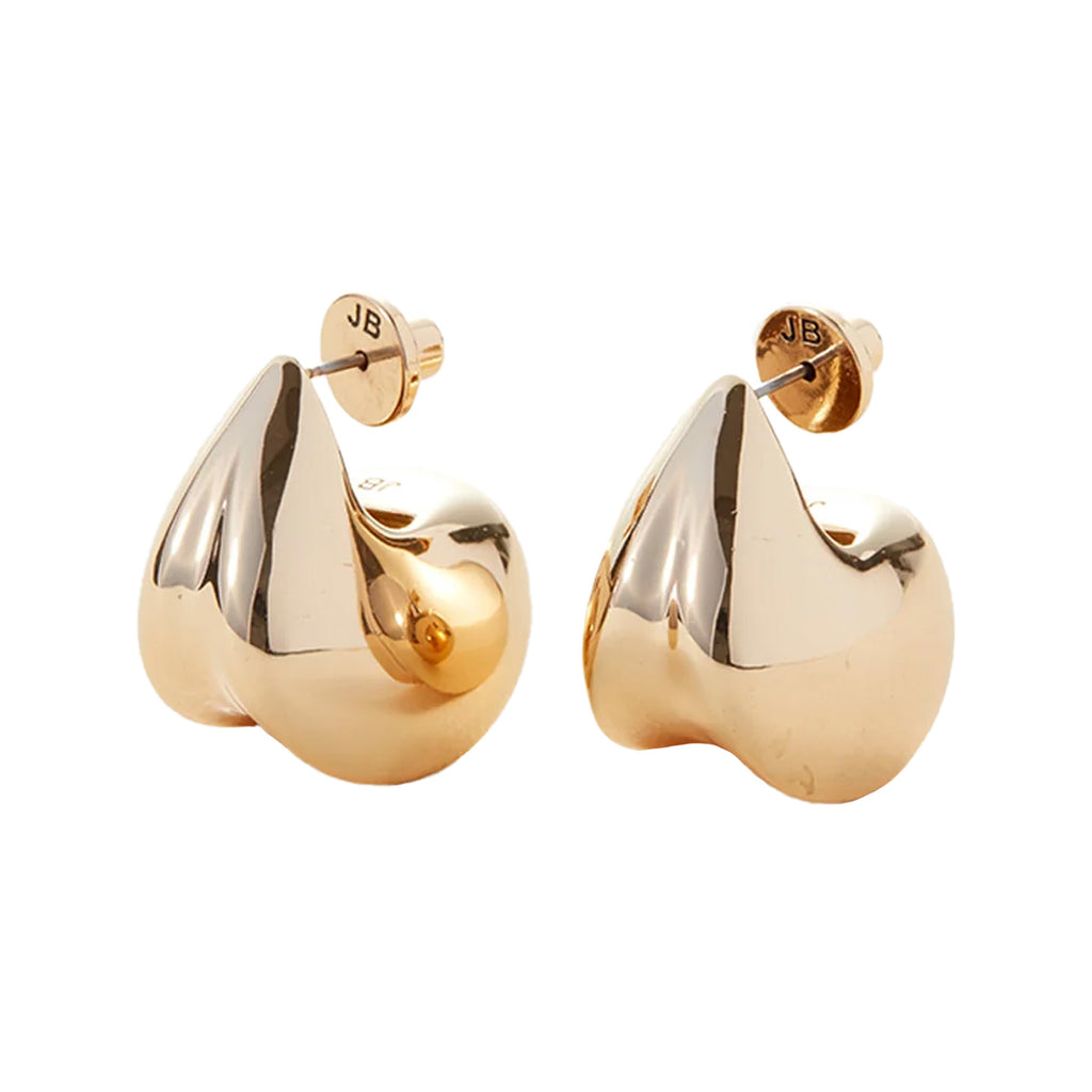 The Nouveaux puff earrings in gold colour from the brand JENNY BIRD