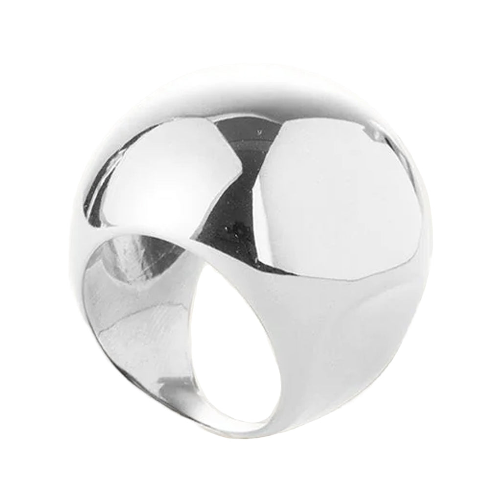 The Supernova ring in silver colour from the brand JENNY BIRD