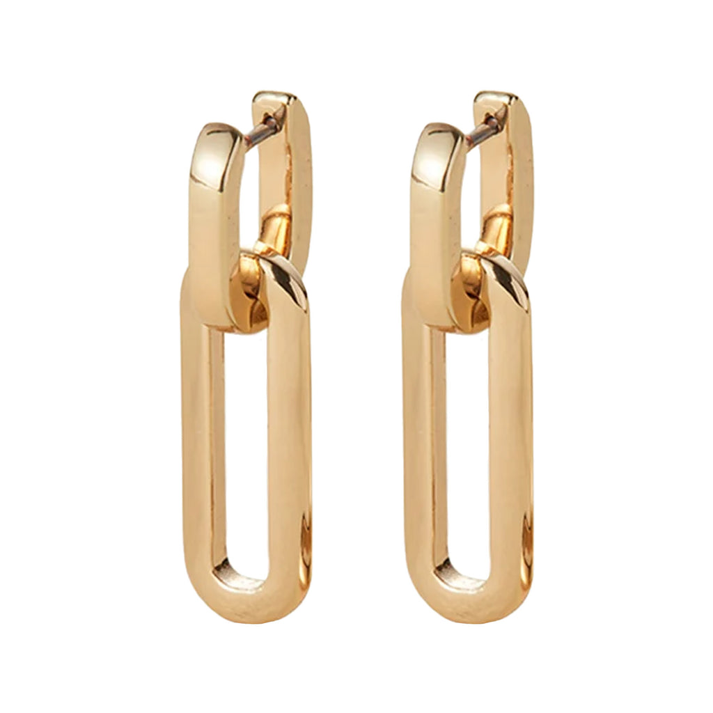 The Teeni detachable link earrings in gold colour from the brand JENNY BIRD