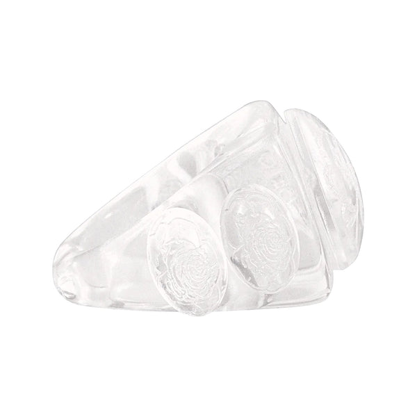 The Blossom On The Rocks ring in silver colour from the brand LA MANSO