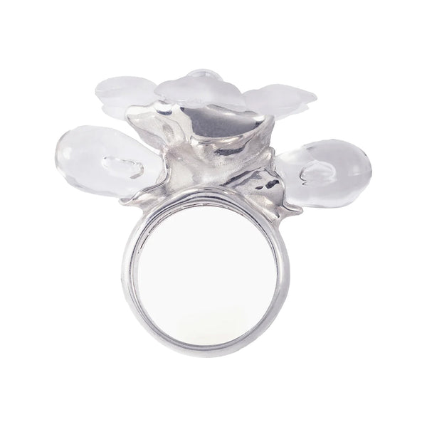 The Bodas De Plata ring in silver colour from the brand LA MANSO