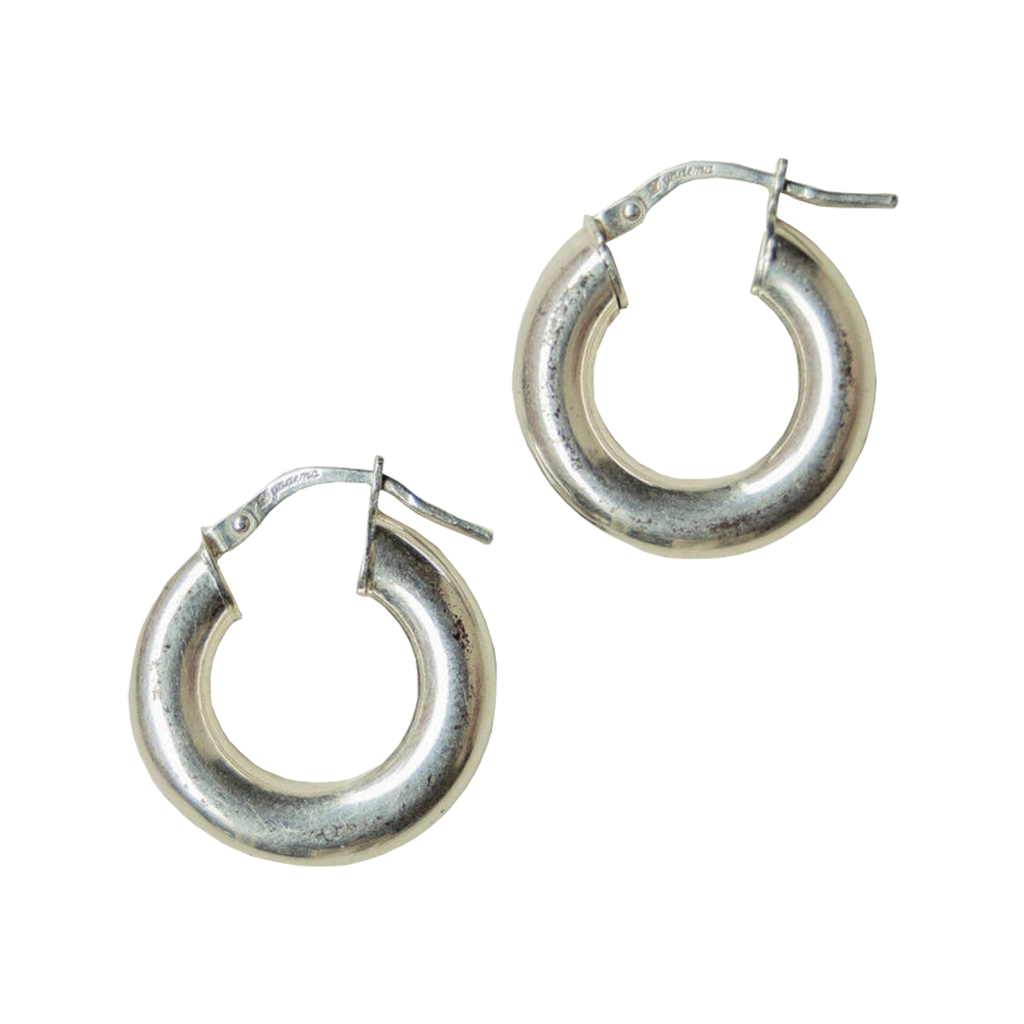 The diciannove earrings in silver colour from the brand ANISA SOJKA