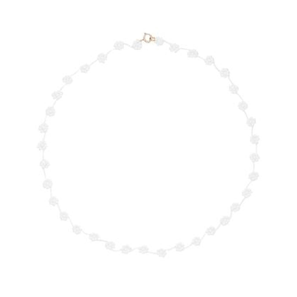 The Fiori necklace in gold and white colours from the brand LABRO