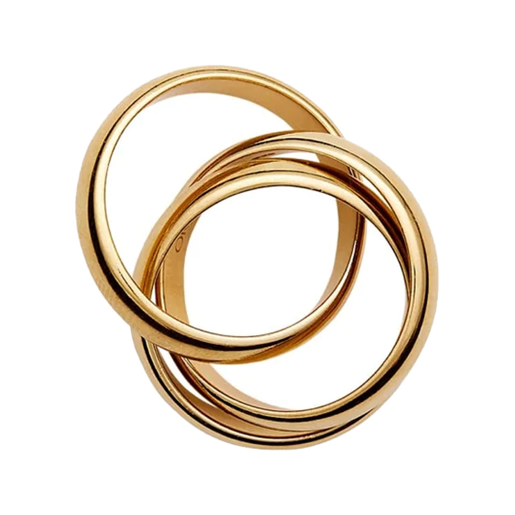 The Sofie ring in gold colour from the brand LIÉ STUDIO