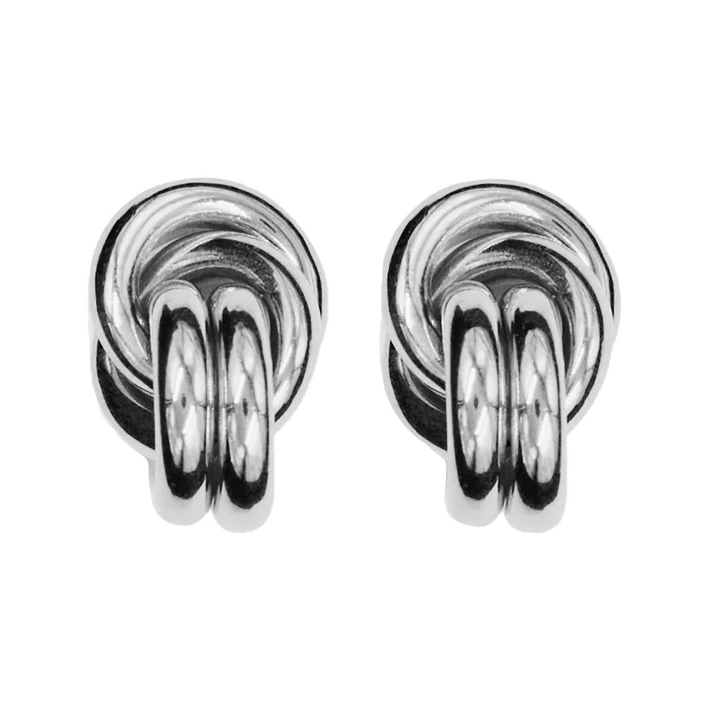 The Vera stud earrings in silver colour from the brand LIÉ STUDIO