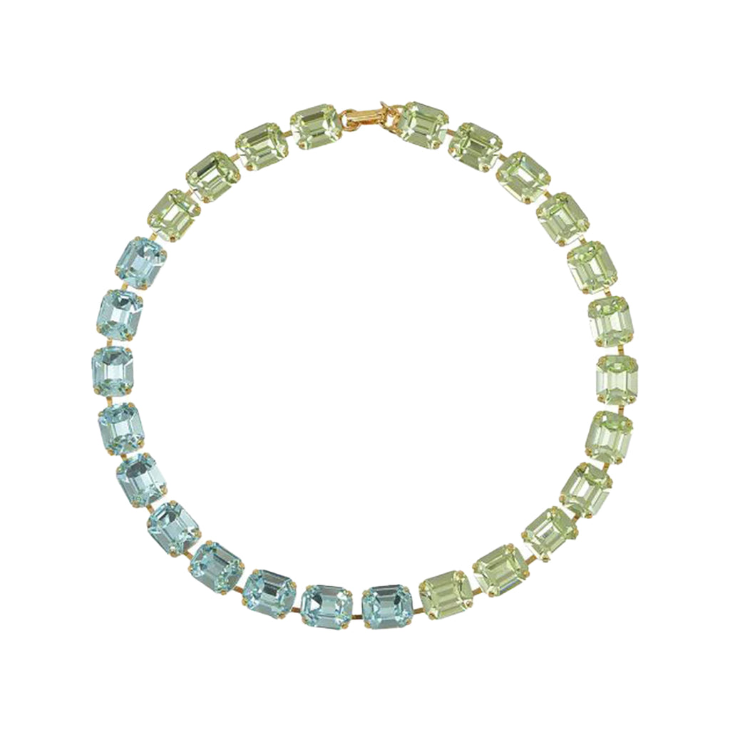 The Cool Mum choker in gold, green and blue colour from the brand MAYOL