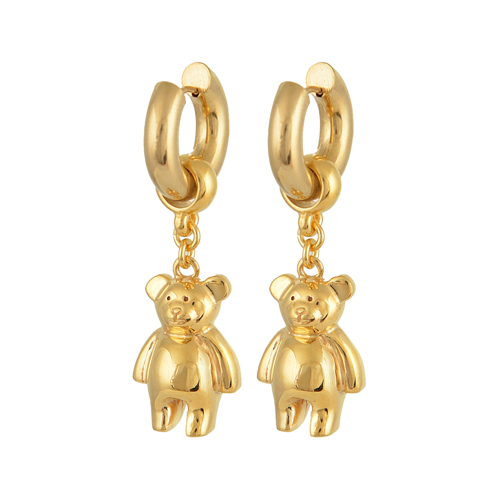 The Golden Child hoop earrings in gold colour from the brand MAYOL