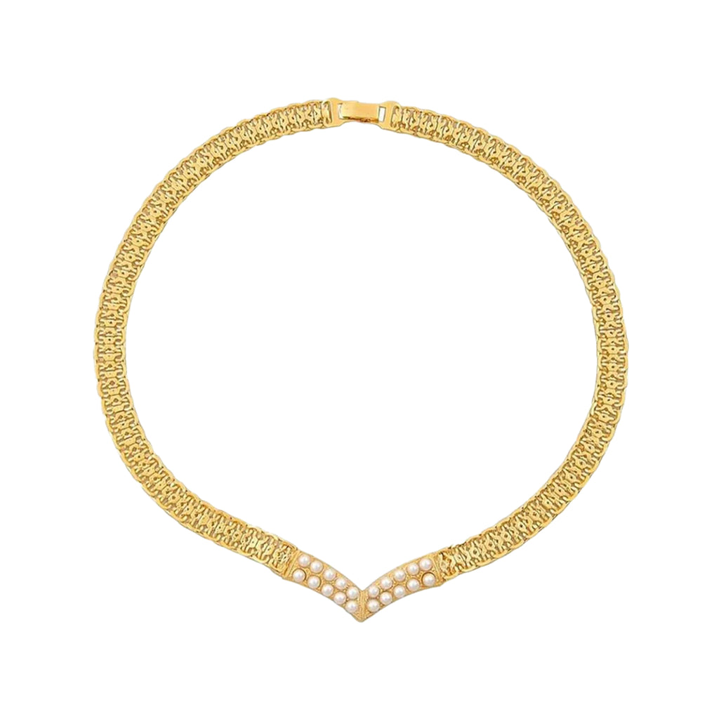 The Lady Lady Lady choker in gold colour from the brand MAYOL