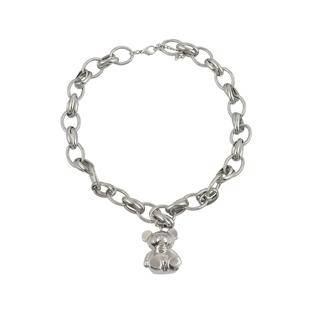 The nature boy necklace in silver colour from the brand MAYOL