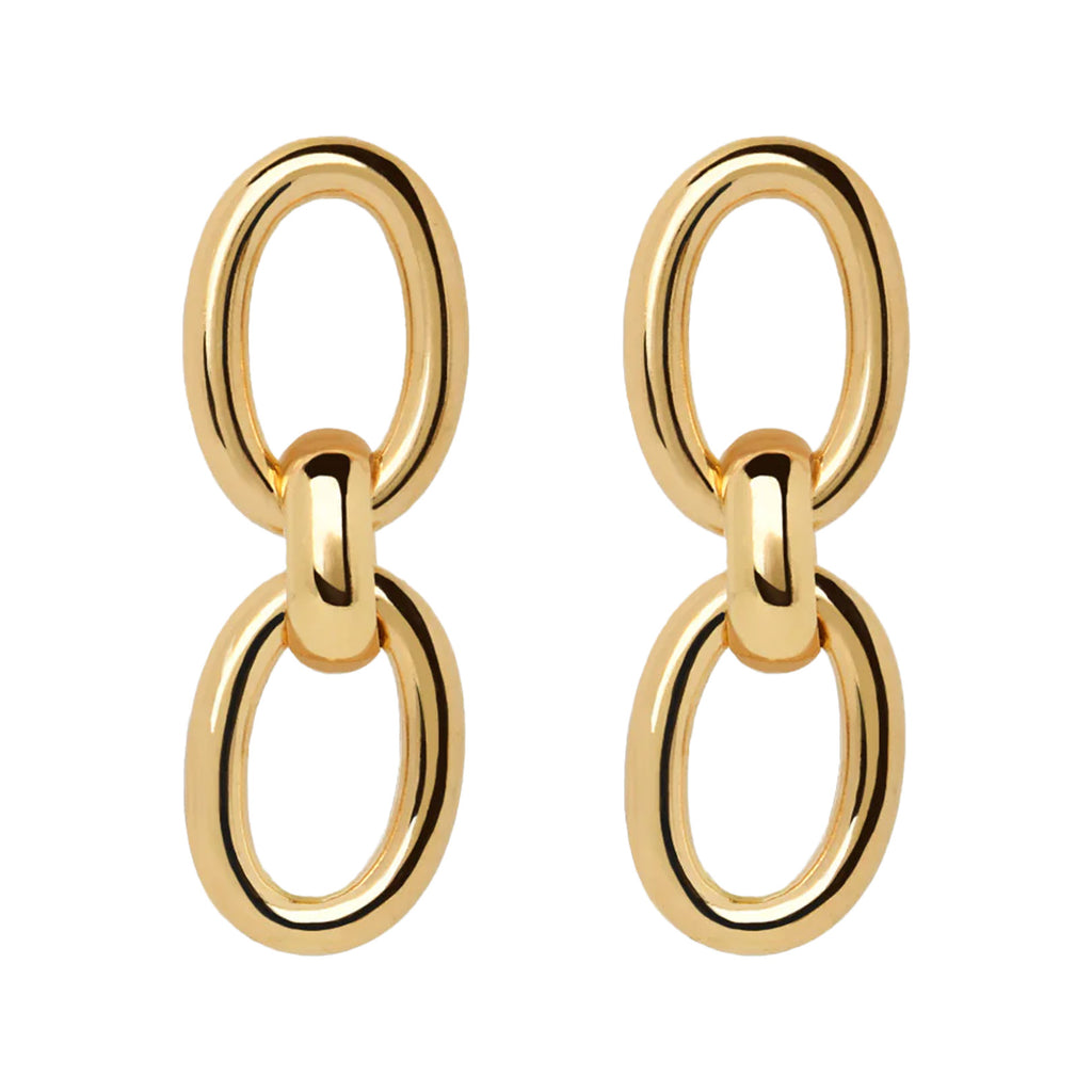 The Dolce Vita earrings in gold colour from the brand MESH