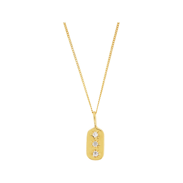 The Ella necklace in gold colour from the brand MESH