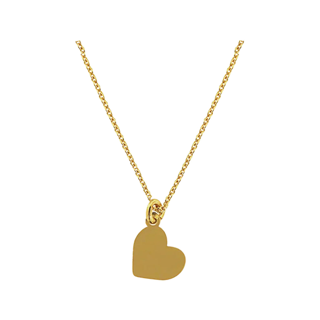 The Simple Heart necklace in gold colour from the brand MESH