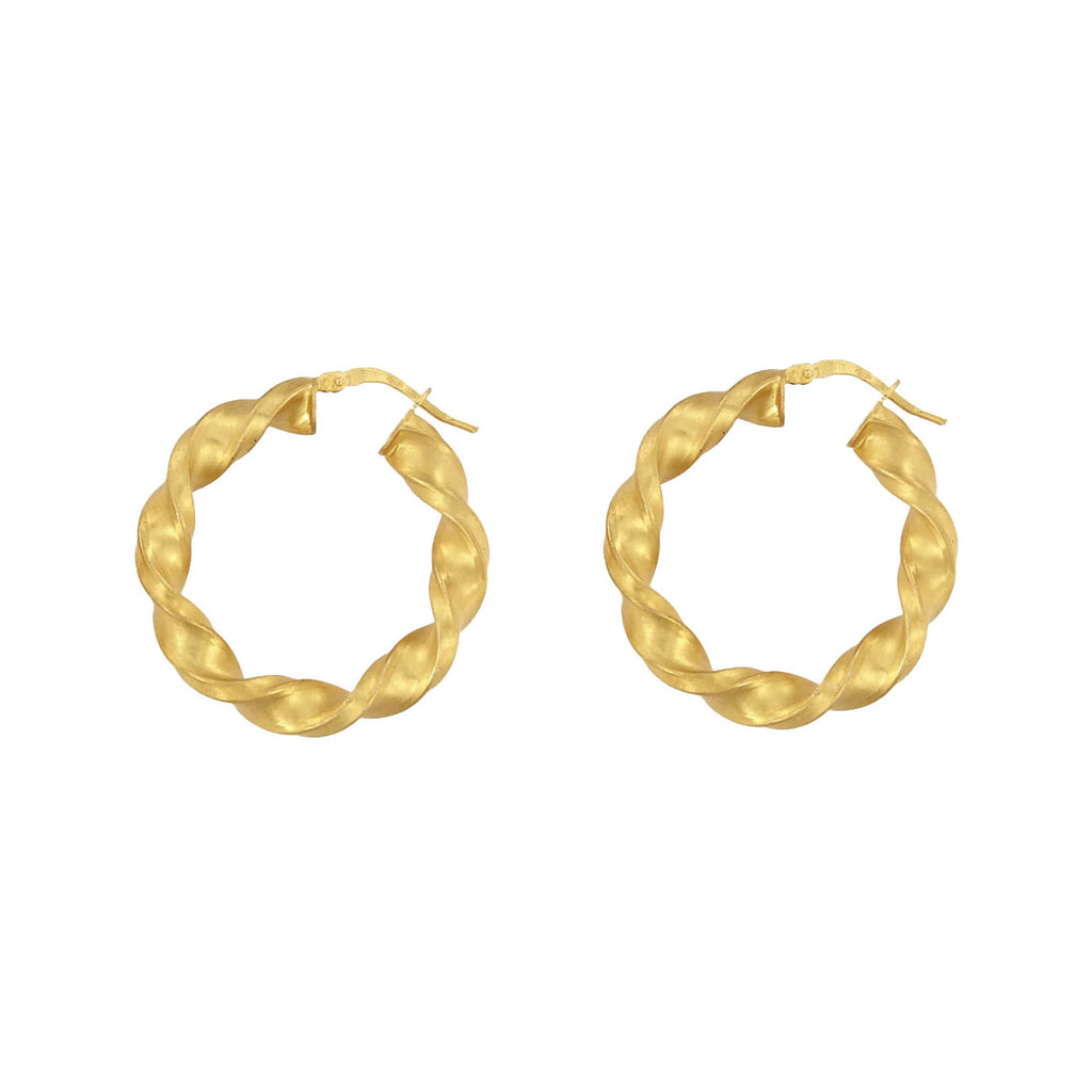 The Vintage earrings in gold colour from the brand MESH