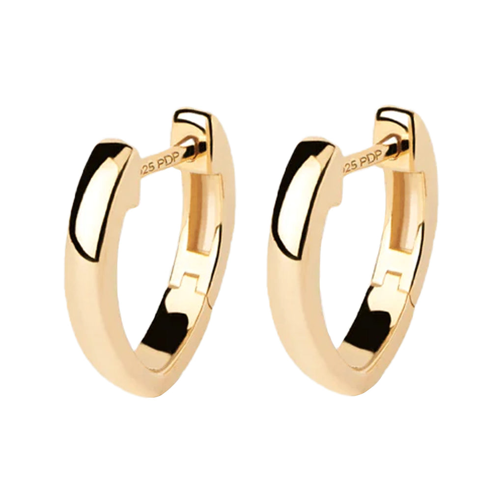 The Duke hoop earrings in gold colour from the brand P D PAOLA