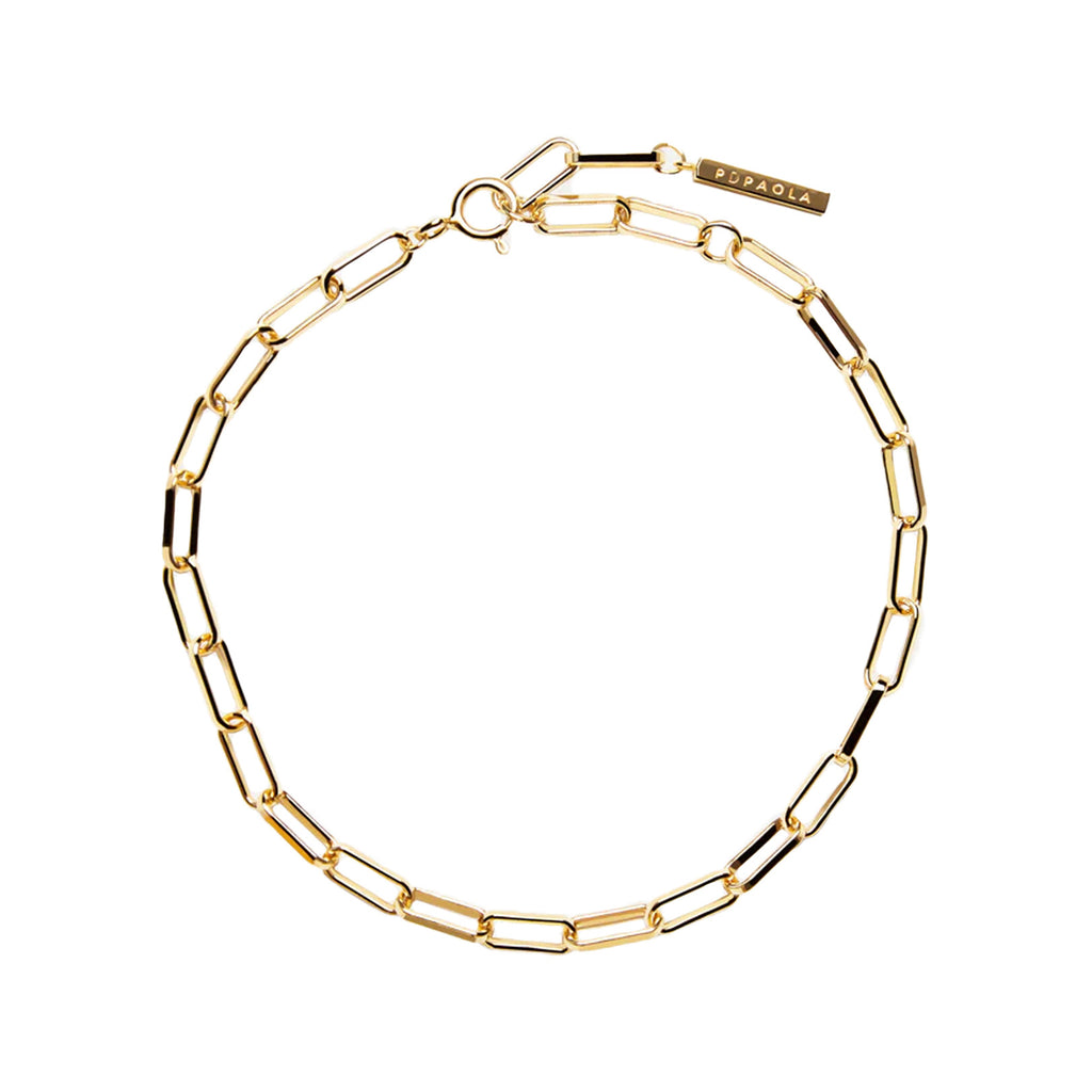 The Statement bracelet in gold colour from the brand P D PAOLA