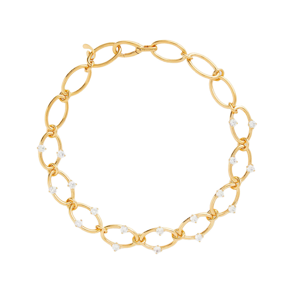 The Kismet choker in gold colour from the brand PANCONESI