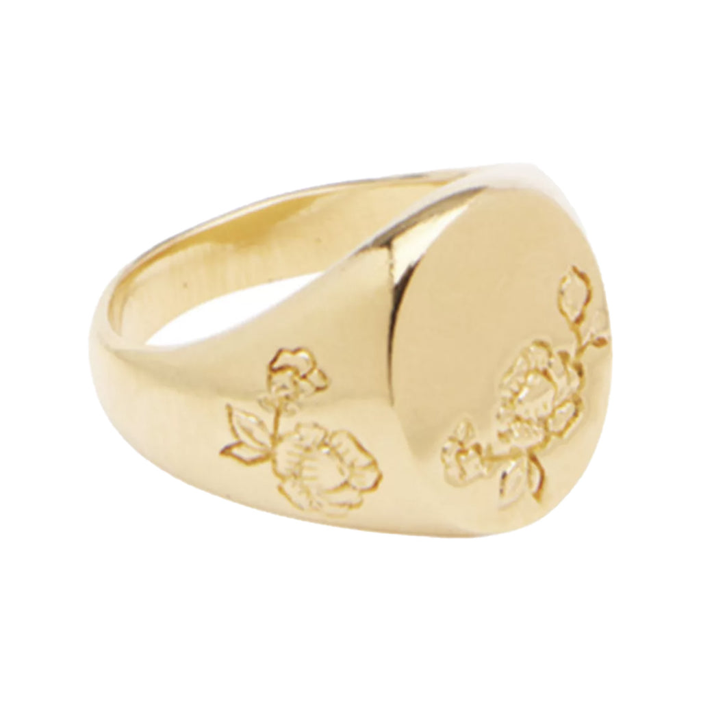 The Fleur ring in gold colour from the brand PICO COPENHAGEN