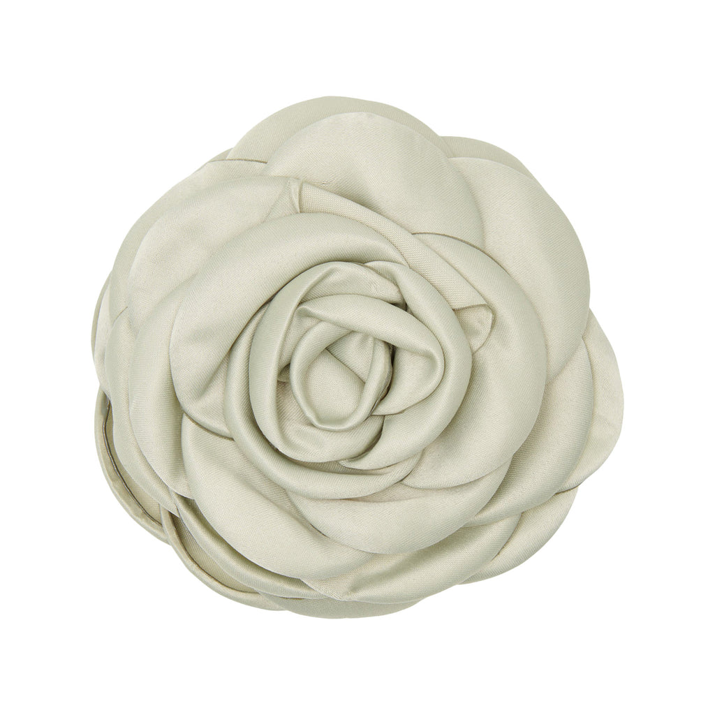 The Giant Satin Rose claw clip in sage colour from the brand PICO COPENHAGEN