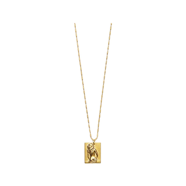 The Lady necklace in gold colour from the brand PICO COPENHAGEN