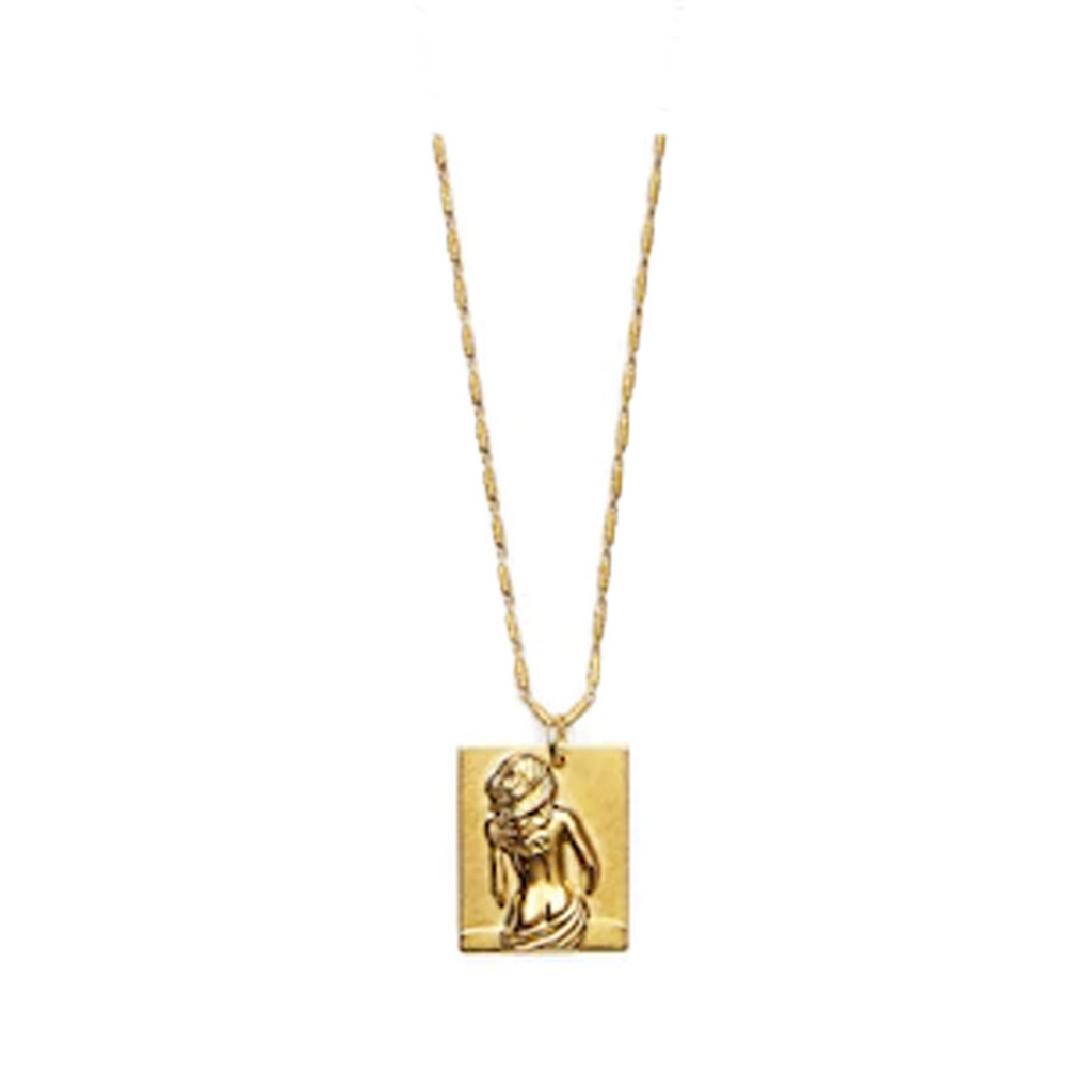 The Lady necklace in gold colour from the brand PICO COPENHAGEN