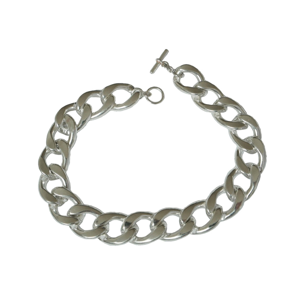 The grand bold collier in silver colour from the brand SASKIA DIEZ