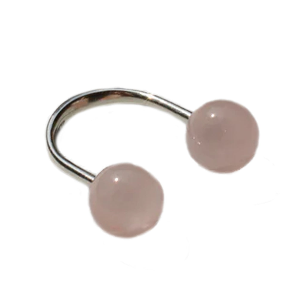 The sling ring no1 in silver and rose colour from the brand SASKIA DIEZ