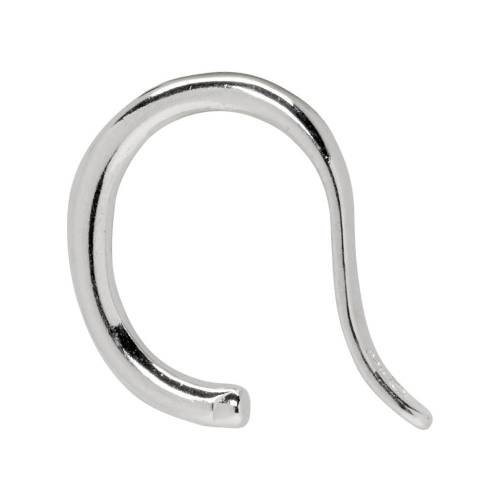 The wire bold earcuff no1 in silver colour from the brand SASKIA DIEZ